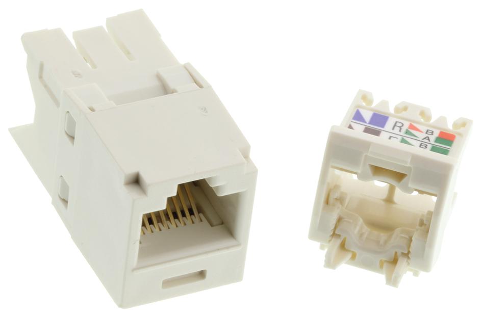 PANDUIT Conector Jack RJ45 Color Blanco Mate