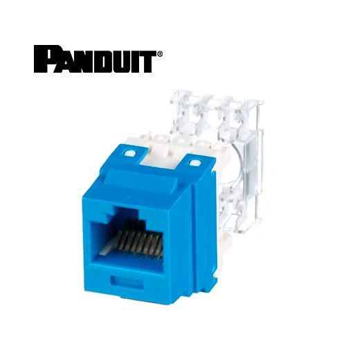 PANDUIT CAT6 PUNCHDOWN JACK MODULE BLUE