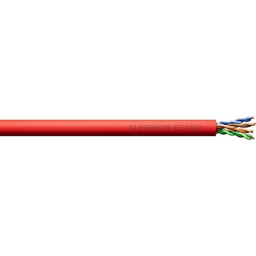 Superior Essex Cable de Red UTP Categoría 6, Clasificación Riser (CMR) Rojo