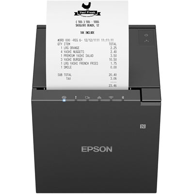 Epson TM-m30III – Impresora de recibos POS con cortador, Ethernet / USB