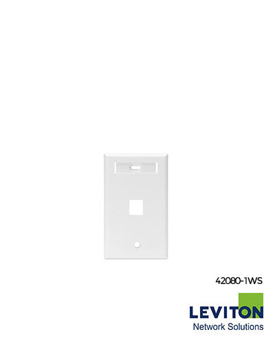LEVITON WALLPLATE 1PORT