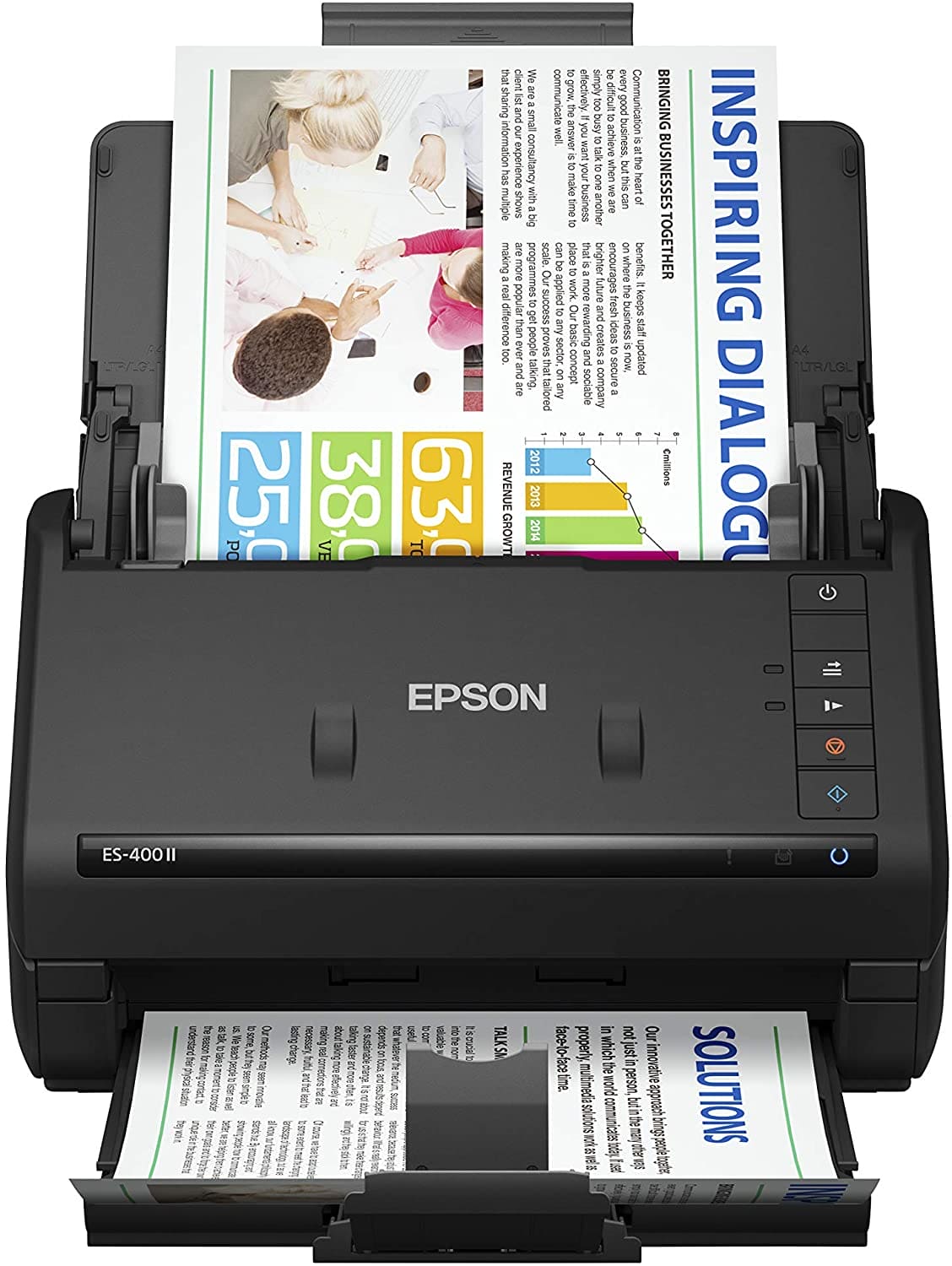 Epson WorkForce ES-400 II Escáner de documentos Sensor de imagen de contacto (CIS) a dos caras Legal