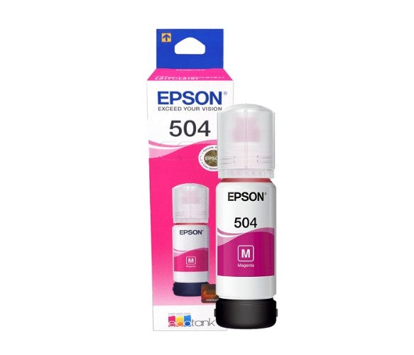 EPSON BOTELLA DE TINTA MAGENTA T504