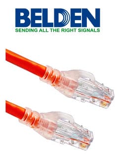 BELDEN PATCHCORD BCAT6+ CMR RED 3FT