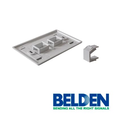 BELDEN (FACEPLATE) 2 PUERTOS