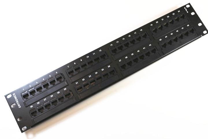 ORTRONICS PATCH PANEL 48 PORT CAT6