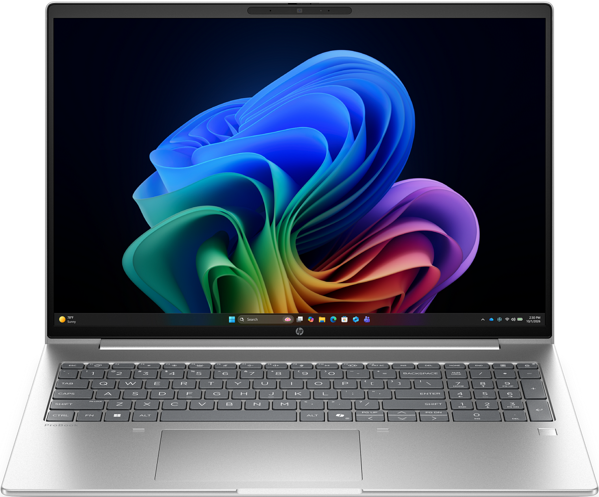 HP ProBook 4G2i - Notebook - 16" - Intel Core Ultra 7 355 / 4.7 GHz - DDR5 SDRAM - 16 GB - 512 GB SSD - intel graphics - Windows 11 Pro - Spanish - 1-year warranty