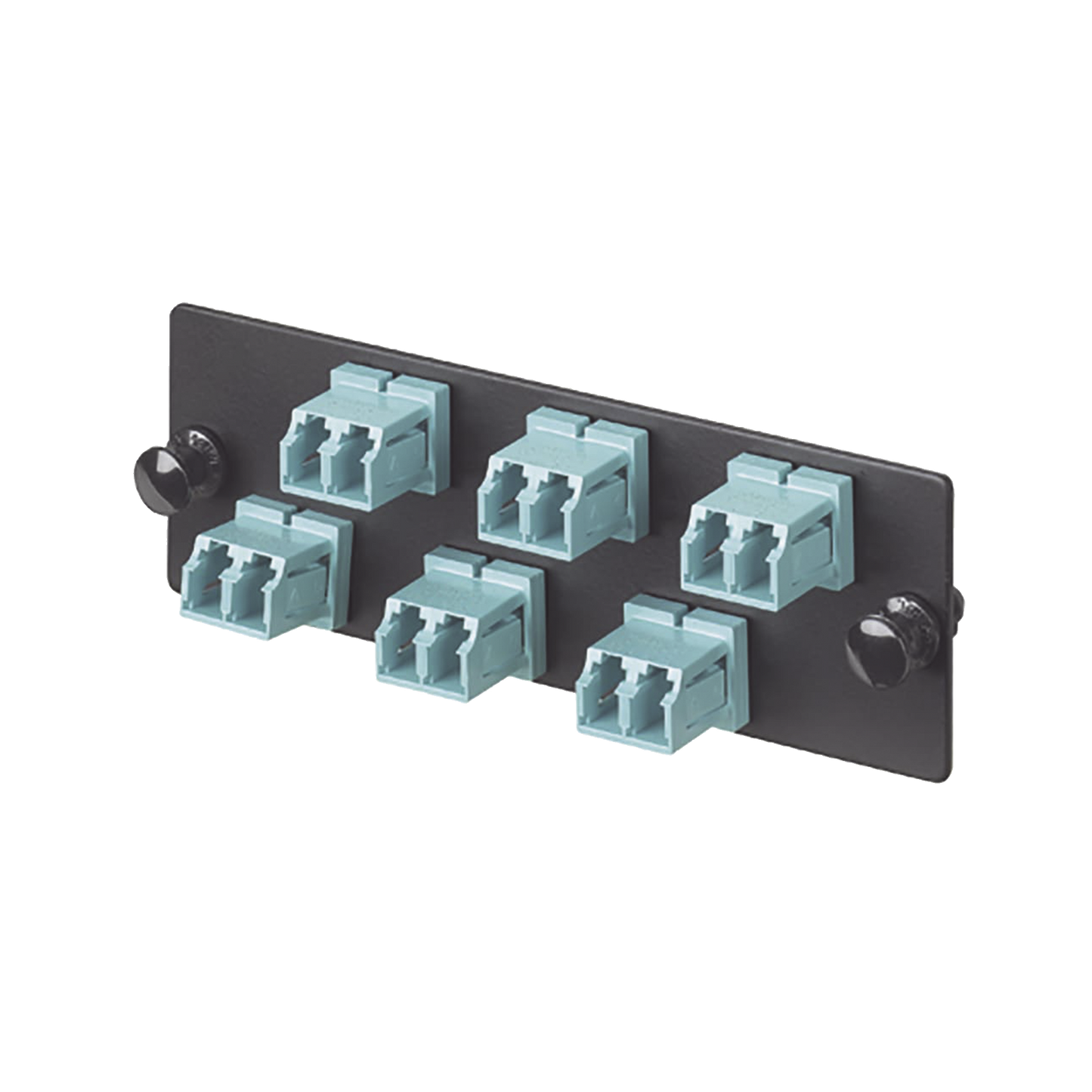PANDUIT Panel adaptador, 6 conectores LC, Duplex