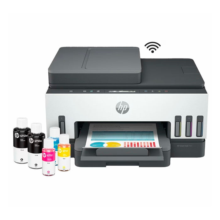 HP Smart Tank 750 All-in-One - Impresora multifunción - color - chorro de tinta - rellenable - Lette