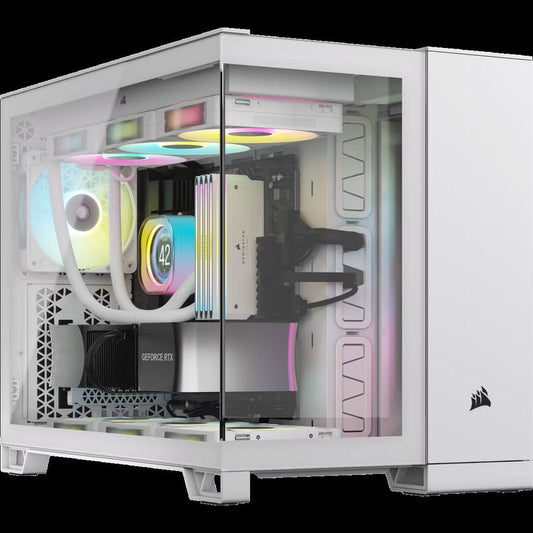 CORSAIR CASE 2500X TEMPERED WHITE