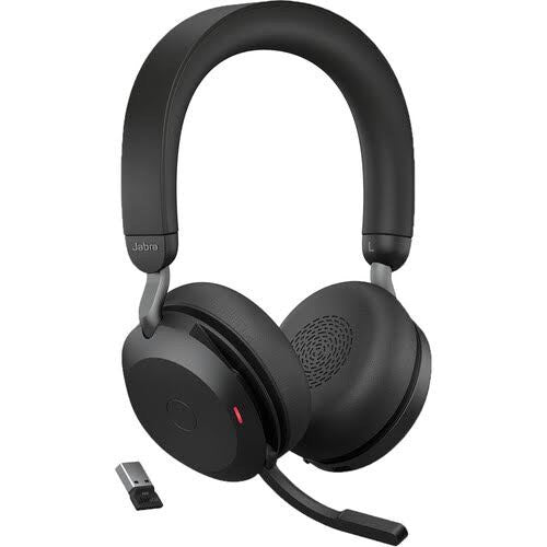 HEADSET JABRA EVOVE2 75 USB A UC DUO BLA