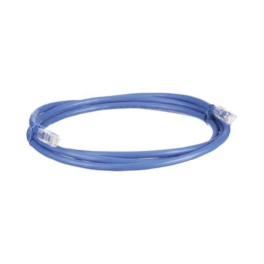 Cable de conexión UTP Cat 6A 3 pies Azul