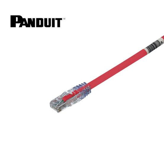 Cat 6A 24 AWG UTP Copper Patch Cord 7 pies Rojo