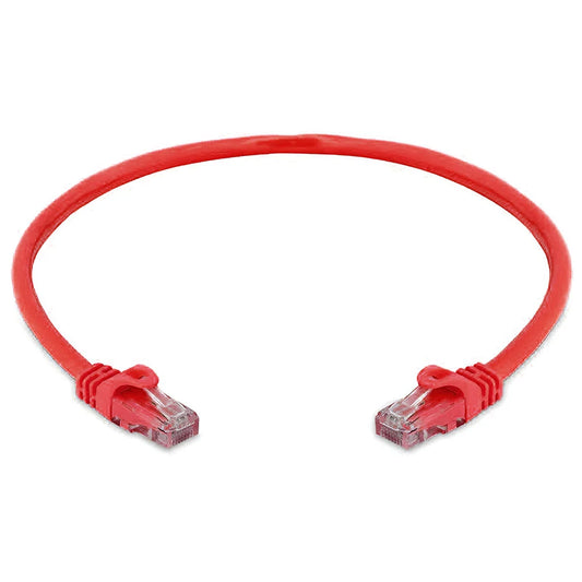 Ortronics – Patch cord Cat6, 25 ft (7.6 m), rojo