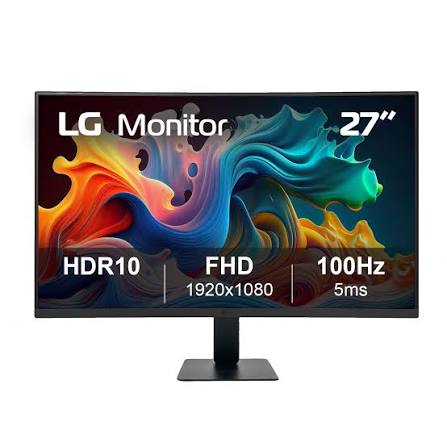 LG Monitor 27U421A-B - Curved Screen - 27" - 1980 x 1080 - VA - HDMI / USB-C - Black
