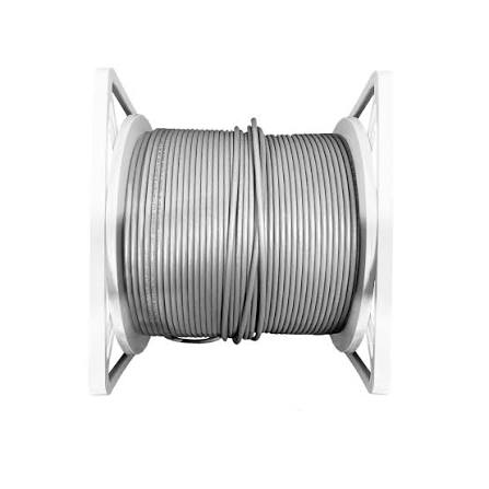 LEVITON CAT 6, 4PR, U/UTP, 23 AWG, CM, GREY, 305M REEL-IN-BOX
