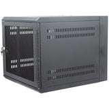 QUEST 20.5" X 20" BLACK 200 SERIES WALLMOUNT ENCLOSURE 9U