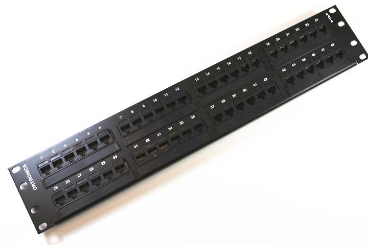ORTRONICS PATCH PANEL 48 PORT CAT6